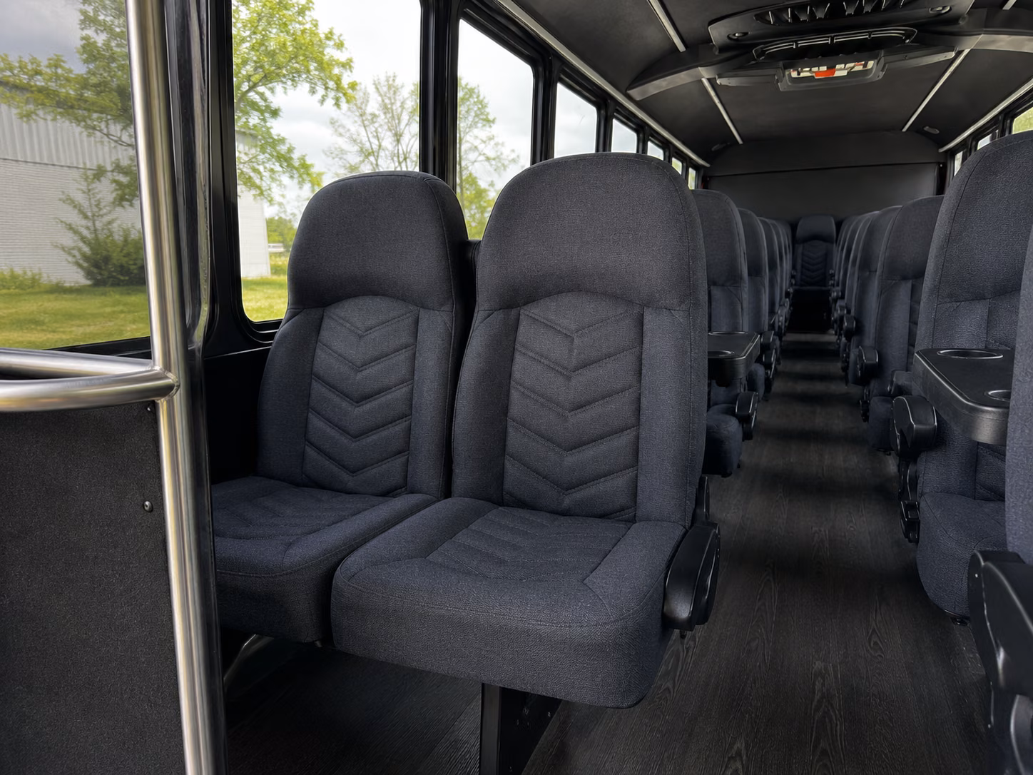 chino hills 18 passenger minibus inside