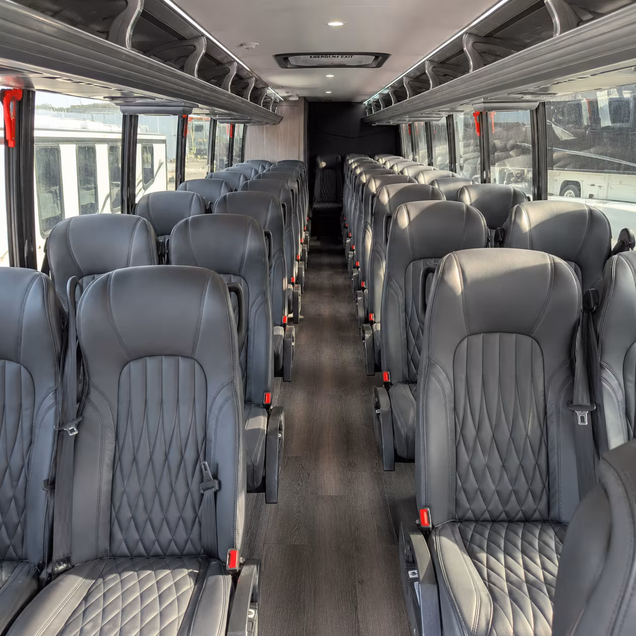 chino hills 28 passenger minibus interior