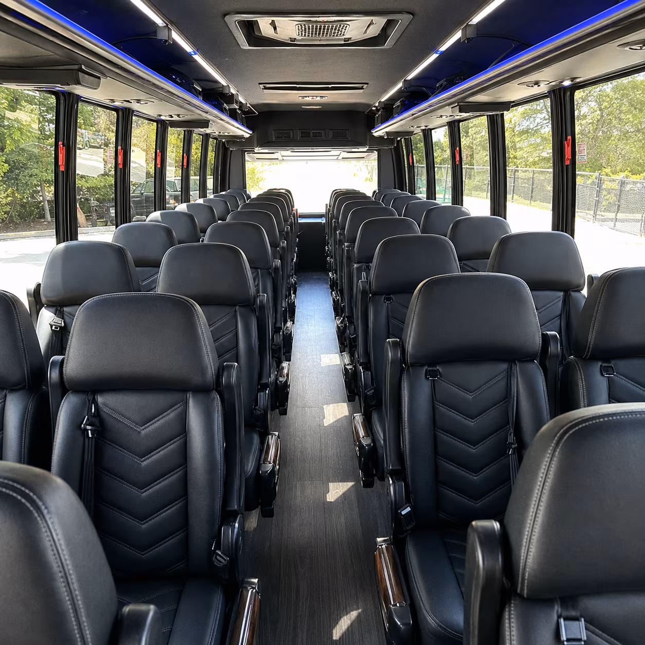 chino hills 30 passenger minibus interior