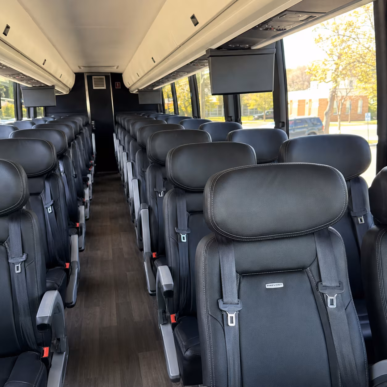chino hills 45 passenger charter bus inside
