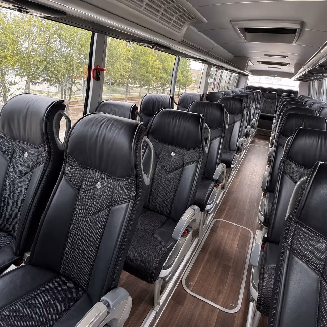 chino hills charter bus inside