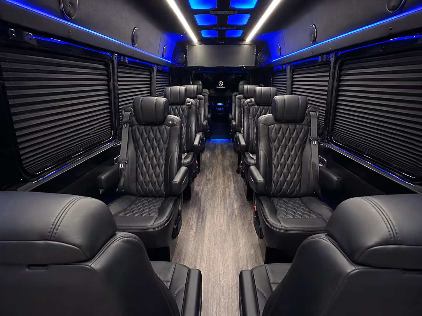 chino hills sprinter van with driver interior